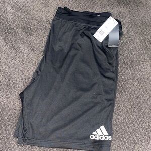 Mens Adidas Black Performance Climalite Shorts with side Pockets